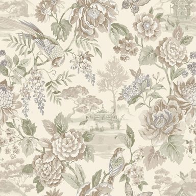 Holden Decor Journey to the East 91833 Tapet Hana cream