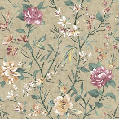 Holden Decor Journey to the East 91851 Tapet Sazanka taupe