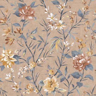 Holden Decor Journey to the East 91854 Tapet Sazanka coral