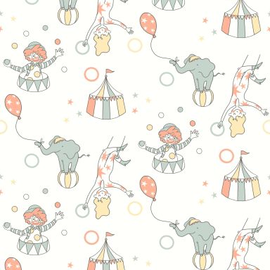Fiona Walldesign No Limits 640613 Tapet Circus
