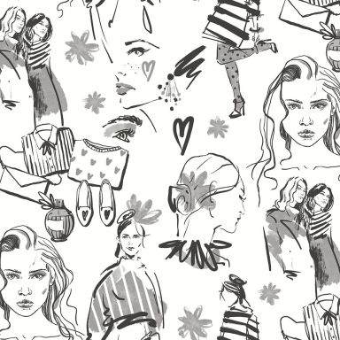 Fiona Walldesign No Limits 641229 Tapet Fashion