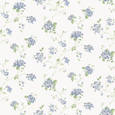 Galerie Wallcoverings Miniatyrer II G67864 Tapet Hydrangea Trail