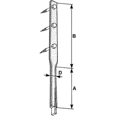 Necks 3429101 Bergdubb med kile
