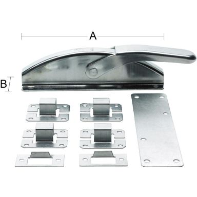 Habo 901-12 Z Garageregel utan stänger