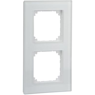 Schneider Electric Exxact Solid Ramme glass, hvit