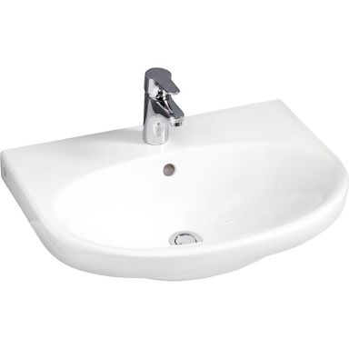 Gustavsberg Nautic 5560 Tvättställ utan bräddavlopp, för bult/konsolmontage