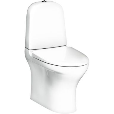 Gustavsberg Estetic 8300 Toalettstol med soft-close, hvit
