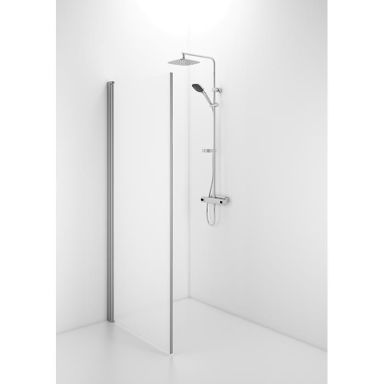 Contura Space SPNF 900 Duschvägg rak, med handtagsprofil, 900 mm