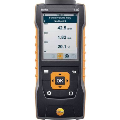 Testo 440 Multifunktionsinstrument för ventilation och inneklimat