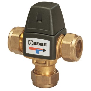 ESBE VTA323 Blandeventil med klemringkobling, 22 mm
