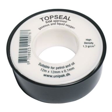 Unipak Topseal Kierreteippi 12 m x 12 mm x 0,10 mm