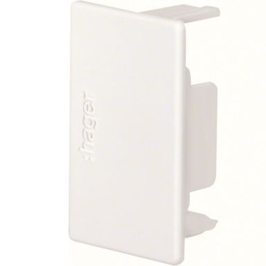 Hager LF3004569016 Endestykke for matekanal, 30x45 mm