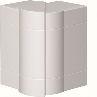 Hager BR651303H9016 Ytterhjørne for vindusbenchkanal, 68x130 mm