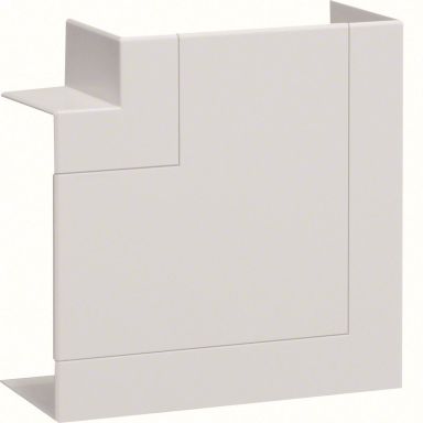 Hager BR651305H9016 L-stycke för fönsterbänkskanal, 68x130 mm