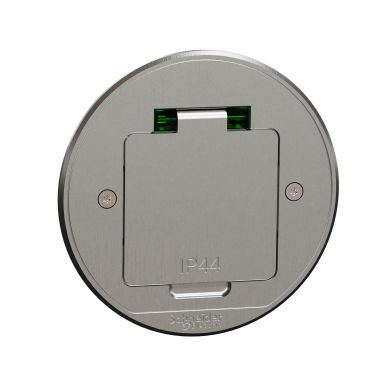 Schneider Electric Unica System+ Lattiapistorasia metalli, maadoitettu