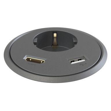 Kondator Powerdot PD13 Borduttak Schuko + USB + HDMI