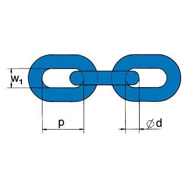 Gunnebo KLA-20-10 Ketju 1 m, 16T