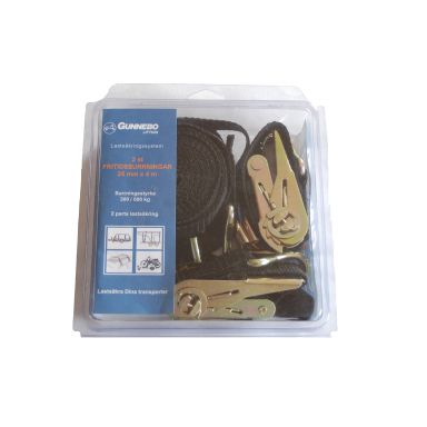 Gunnebo M151114 Liina ja koukku, 0,4+3,6 m, 0,3T, 2 kpl pakkaus