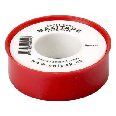 Unipak Maxitape Kierretiivisteteippi 12 m x 12 mm x 0,1 mm