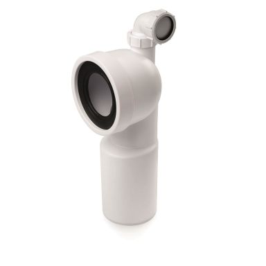 Jafo 3106683 WC-stos 110 mm, för muff universal 90°