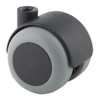 Tente T50M/8SV/GR Møbelhjul 50 mm, grå, nylon