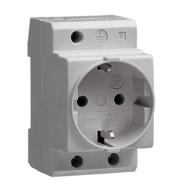 Hager SNS016 Stikkontakt jordet, Schuko