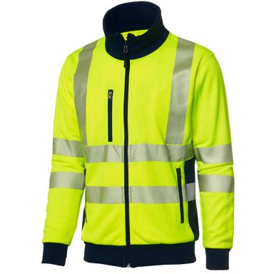 Top Swede 1529 Genser varsel, gul, helzip