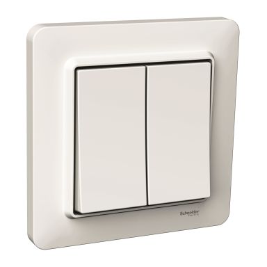 Schneider Electric Exxact Basic WDE002916 Strömbrytare kronomkopplare, vit