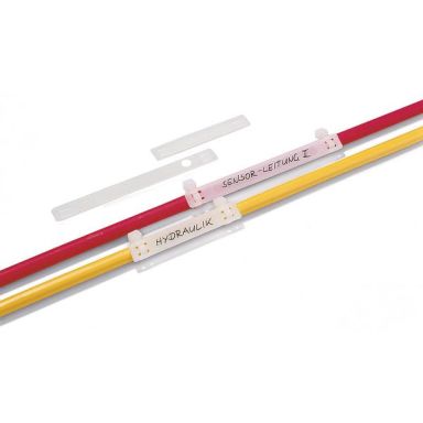 Hellermann Tyton 151-41219 Holder hvit plast, 100-pakning