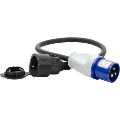 Gelia GP51/SY-CZ-10 Adapter CEE 216-6 til Schuko