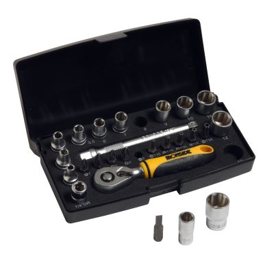 Ironside 244002 Pipenøkkelsett 25 deler, 1/4&quot