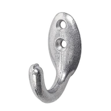 Habo 27219 Klädkrok aluminium, 2-pack