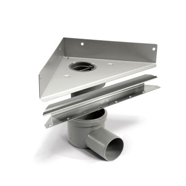 Unidrain Unidrain Golvränna hörnmodell, 200 mm
