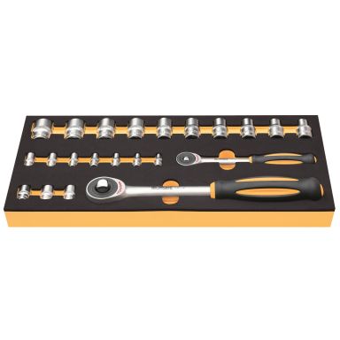 Ironside 100252 Skrallenøkkelsett 22 deler