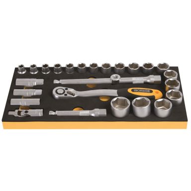 Ironside 102389 Topnøglesæt 26 dele, 1/2"