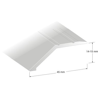 Duri 212702 Nivålist KA5-profil, silver