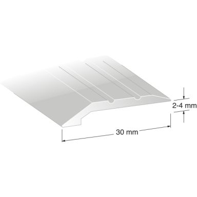 Duri 210502 Nivålist KA1-profil, silver