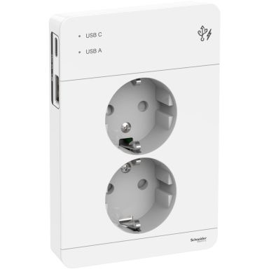 Schneider Electric Exxact WDE002195 Pistorasia USB liitin