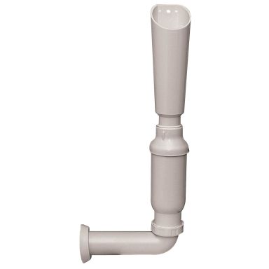 Faluplast 8082374 Tvättmaskinsavlopp 40 mm, vinklat utlopp