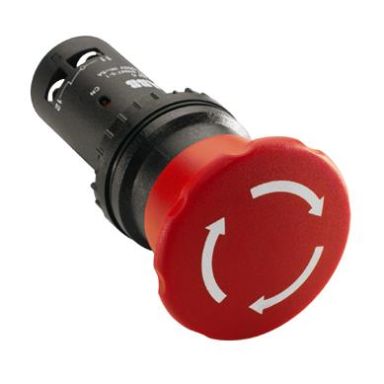 ABB 1SFA619550R1071 Nödstopp 40 mm, 1NO, 1NC