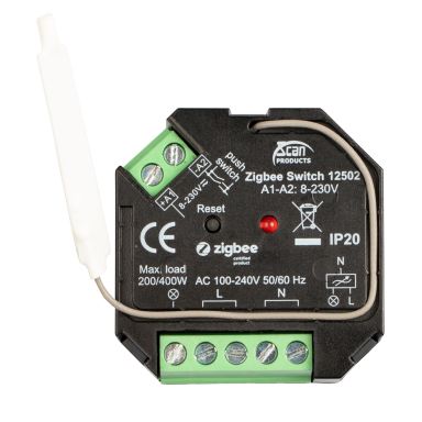 Scan Products 12502 Rasiavirtakytkin Zigbee, 200 W, LED