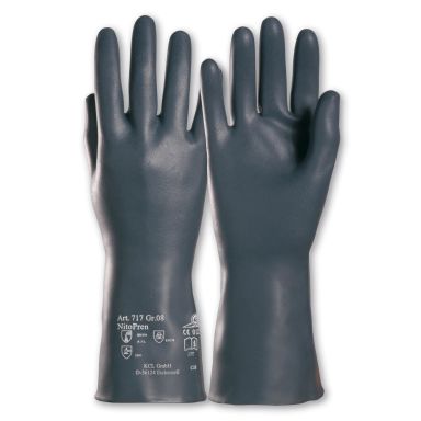 Honeywell Nitopren 717 Kjemikaliehanske flosset nitopren
