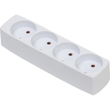 Gelia 4000007002 Grenuttag ojordat, utan kabel, 4-vägs, 1-pack
