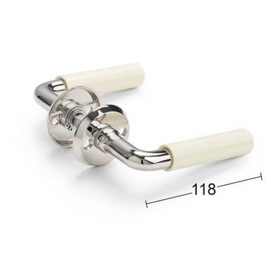 Habo A2120 Dörrhandtag 38-42 mm, 58 mm utsprång, par