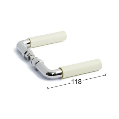 Habo 2120 Dørhåndtak 38-42 mm, 58 mm utspring, par