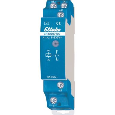 Eltako ER12-002-UC Käyttövirtarele 2 vaihto, 8-230 V AC/DC, 16 A