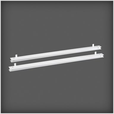 Elfa 220510 Glidlist 540 mm, vit, säljs styckvis