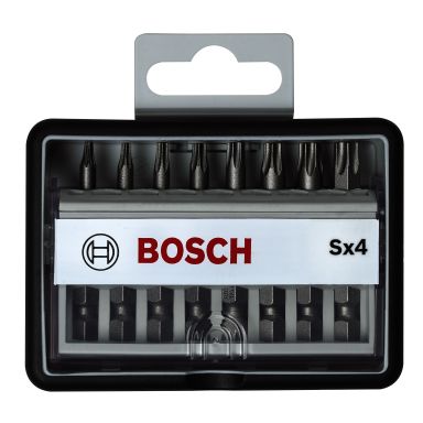Bosch 2607002559 Bitssats för borrmaskiner/skruvdragare, 8 delar