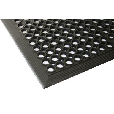 Duri 18018 Ring gummimåtte 90 x 152 mm, sort