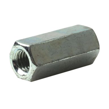 Bufab M6HM061 Spleis mutter M6HM 4 M6x50x10, STÅL FZB, 200-pakk